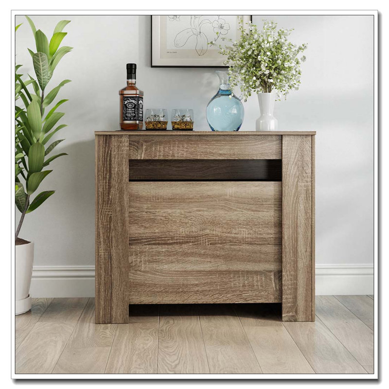 Multifunctional Extendable Dining Table, Barnwood