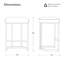 Upholstered Counter Stool with Metal Frame-118574732