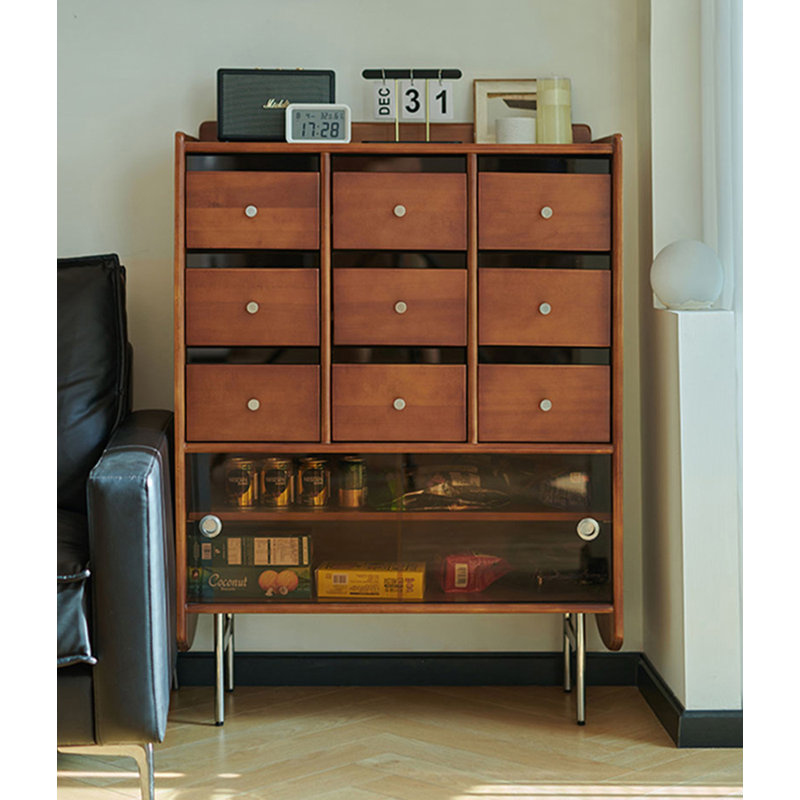 Commode d'appoint moderne à grande capacité