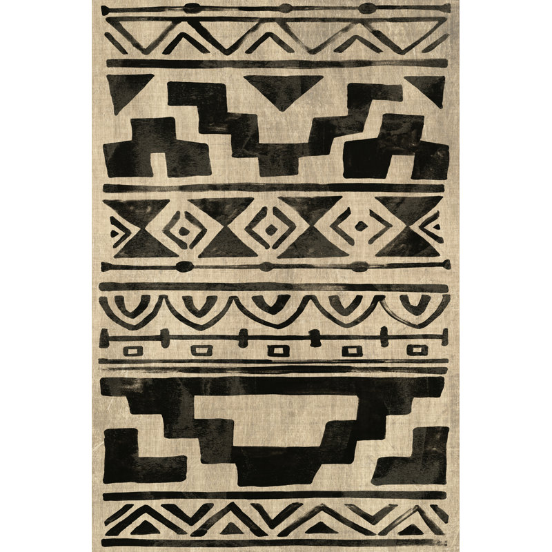 «Kempe Bazar Motif Panels I on Canvas» par June Erica Vess, reproduction, L 20 po x H 30 po