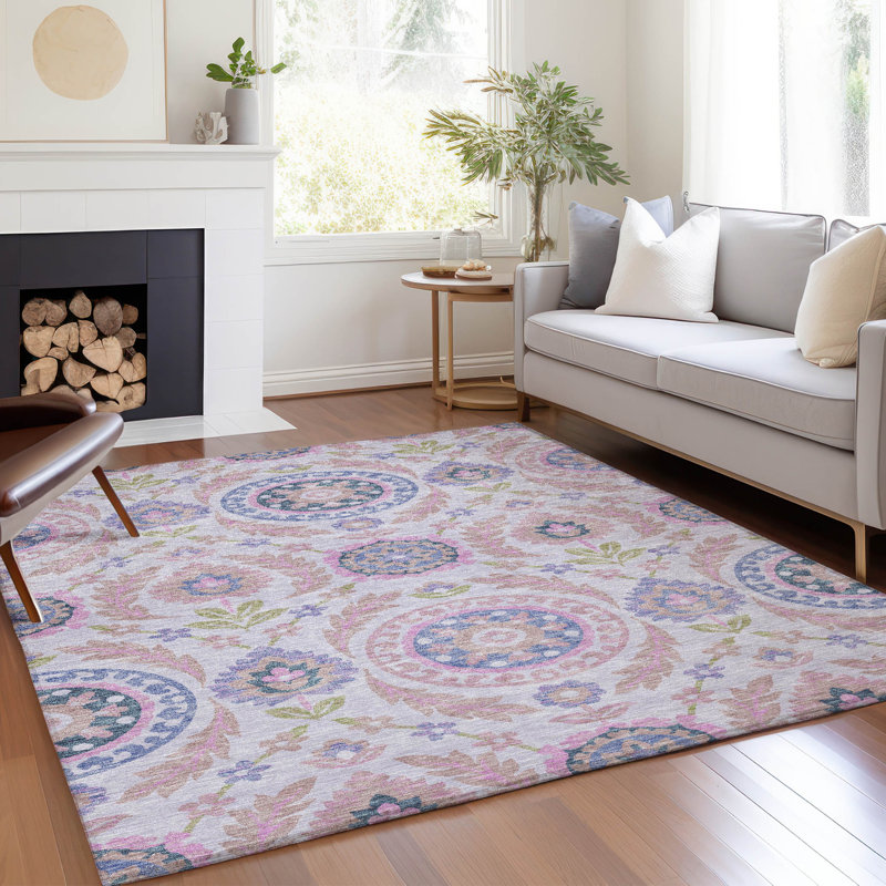 Mahaney Floral Indoor Rug, Rectangle 10' x 14'