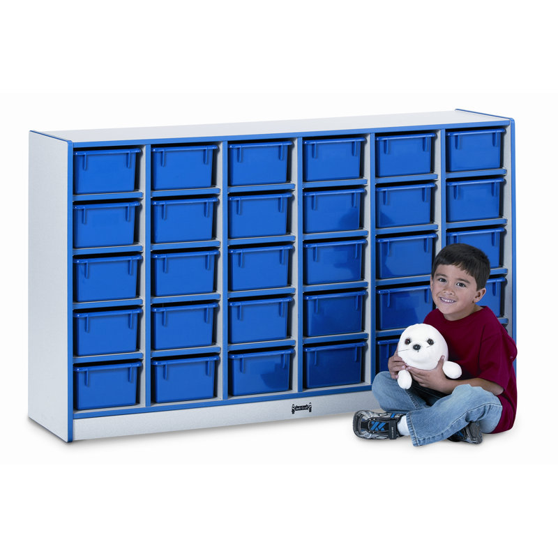 Rangement mobile Rainbow Accents®, H 35,5 po x l 57,5 po, Bleu, Non