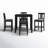 Ance 4-Person 5-Piece Solid Wood Dining Set-94551215