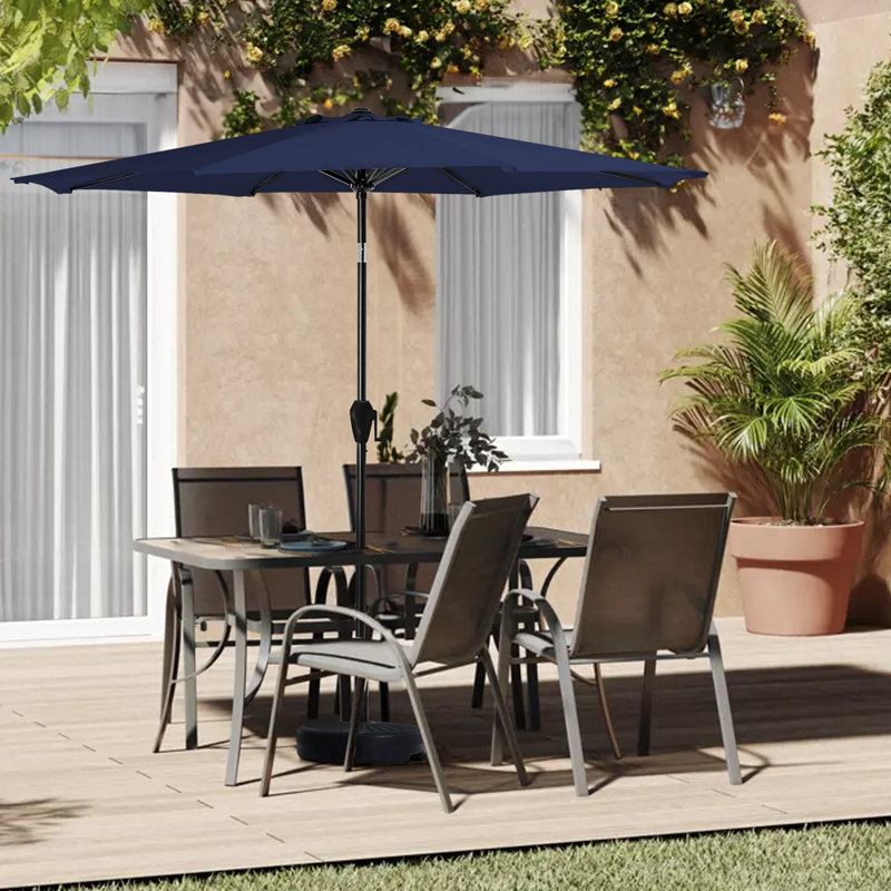 Parasol d'extérieur 90 po, Bleu marine