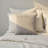 Linen Embroidered Heart Pillow