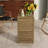 C-Shape End Table  Brown