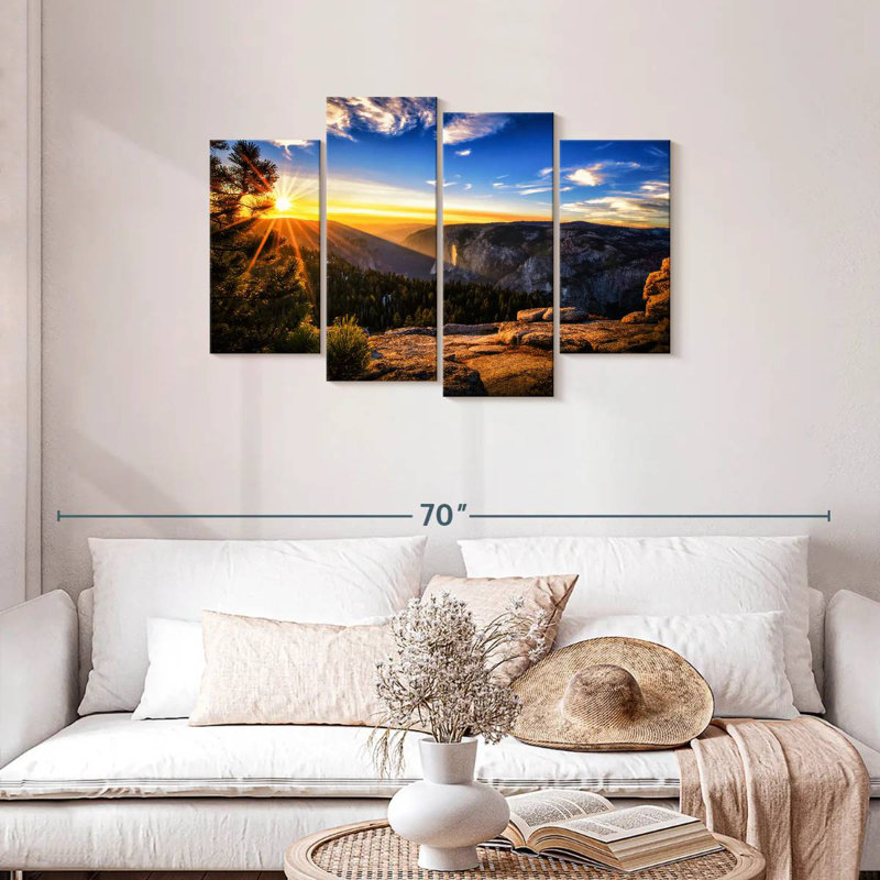 Alvord Canyonlands Sunrise, H 27 po x l 43 po