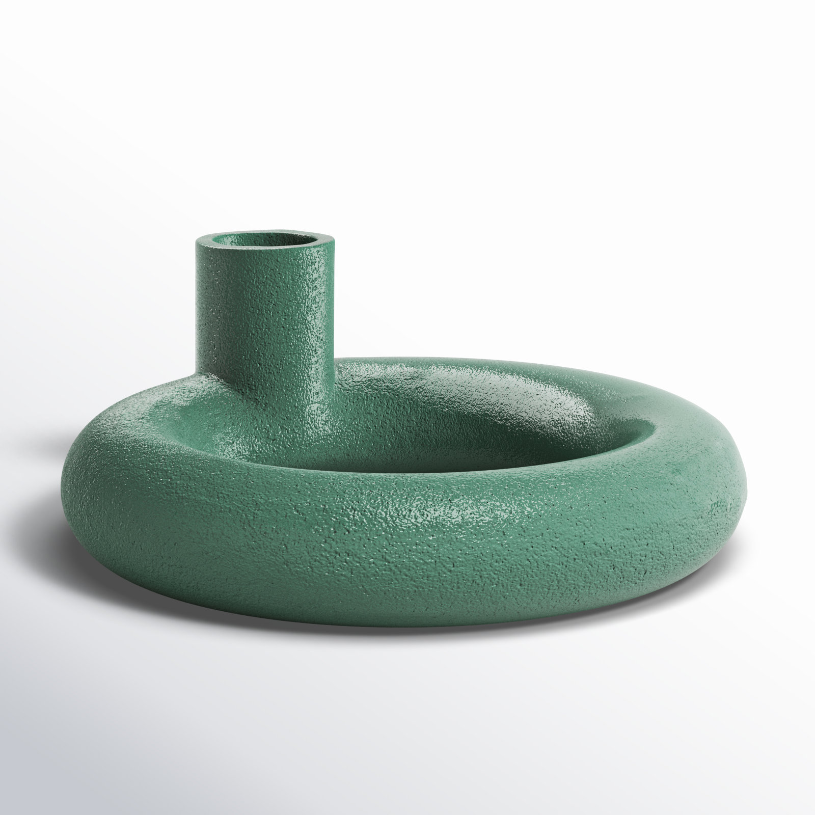 Taper Candlestick Holder, Green