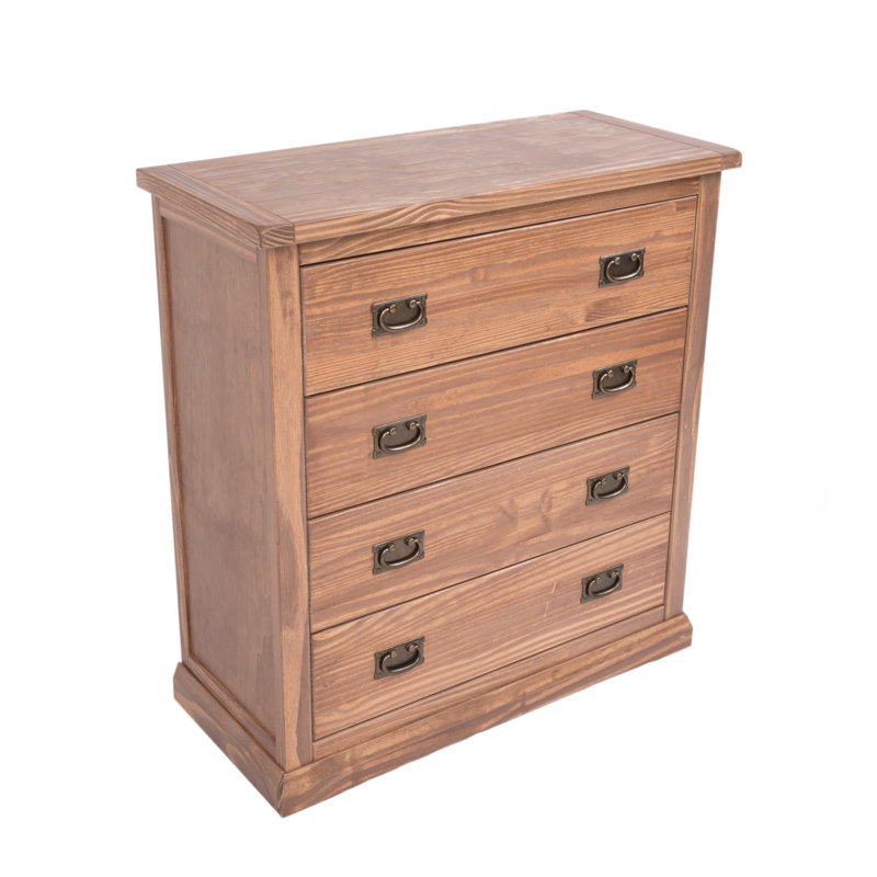 Franklin 90cm W 4 - Drawer Chest of Drawers