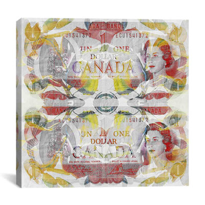 Impression sur toile canada one dollar 3