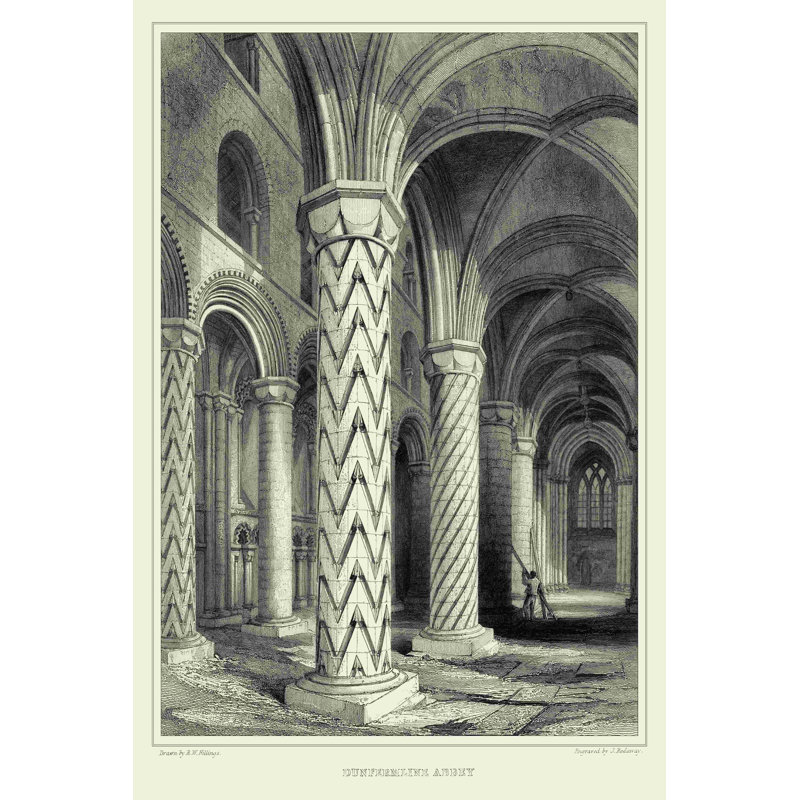 Détail gothique I, H 18 po x l 12 po