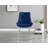 Edzard Industrial Style Wood Effect Dining Table Set with 4 Luxury Velvet Upholstered Dining Chairs-1062873943