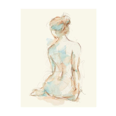Gesture in Moment II Graphic Art Canvas by Janice Sadler