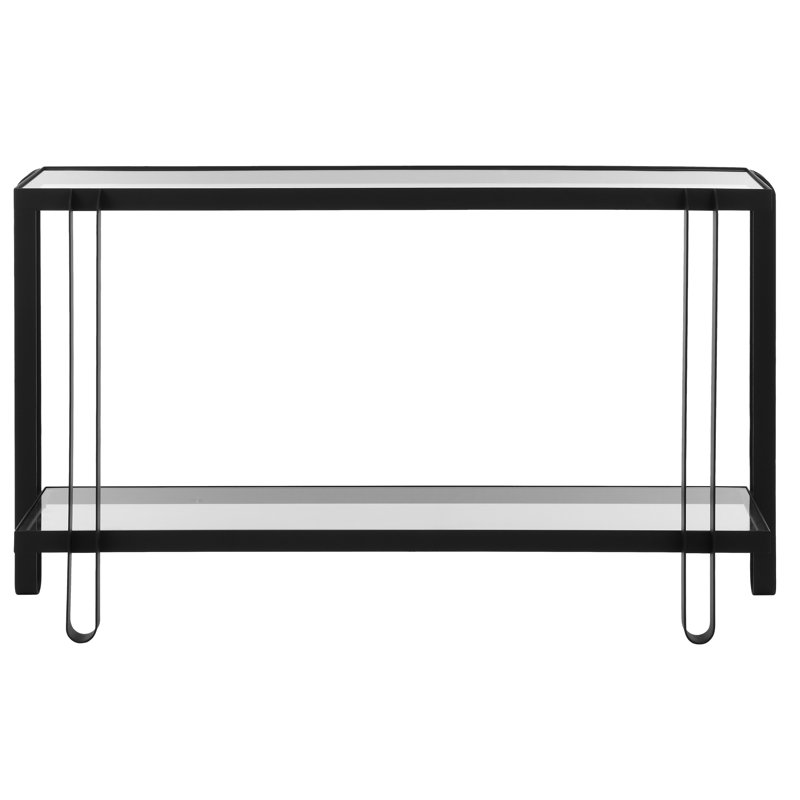 Elyannah Black Iron Console Table