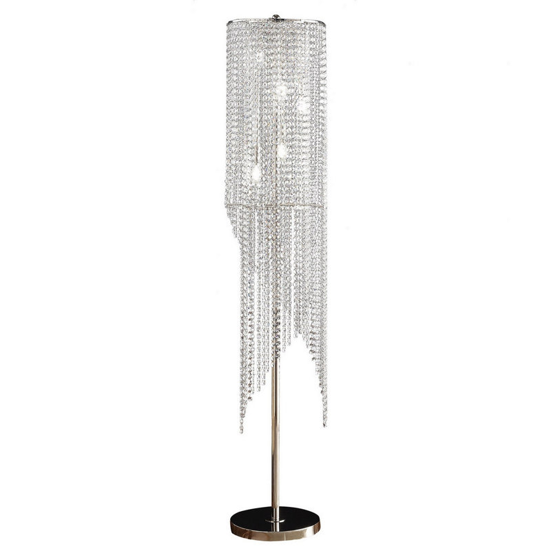 Nuraish Chrome Floor Lamp