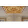 Golden Grand Square Chandelier Fan Ceiling Medallion