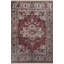 Tapis décoratif rétro à motif floral Bordeaux-1559263139