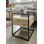 Dilan Glass Top Frame End Table
