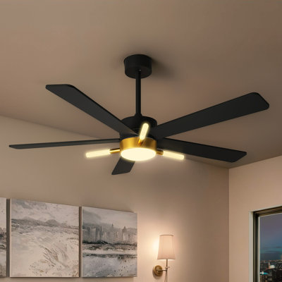  Ventilateurs de plafond de 42 po / 52 po avec lumières et télécommande