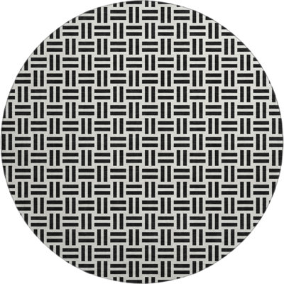 Premium Machine Washable Prisco Black Rug