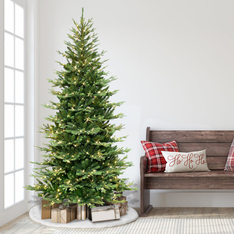 90' H Lighted Artificial Fir Christmas Tree