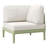 Patio Deep Seating Corner Chair With Cushions