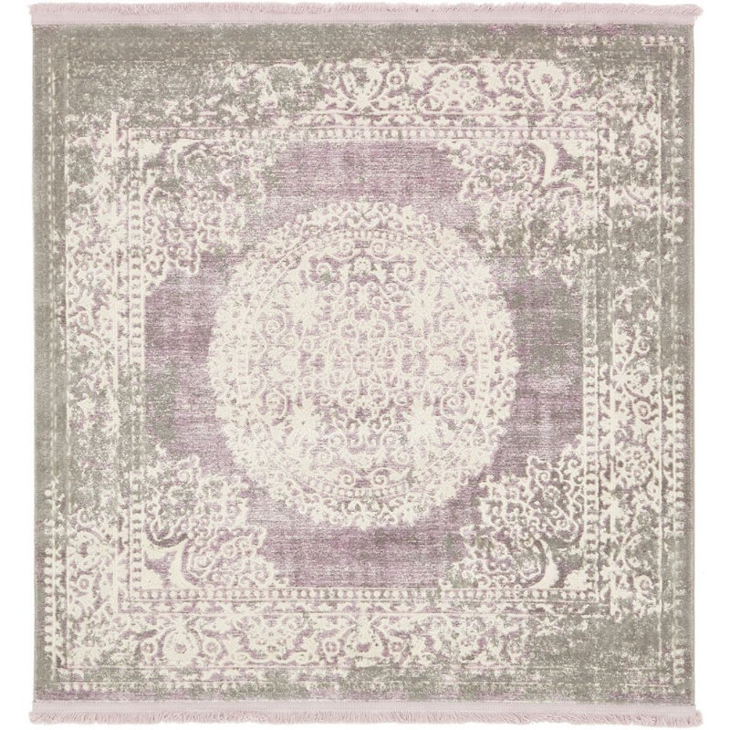 Pharaoh Abstract Indoor Rug, Square 4'