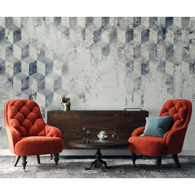 Motif géométrique Mccartan, L 50 po x l 75 po
