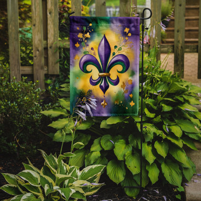 Drapeau de jardin double en polyester H 15,5 po x l 11,25 po