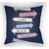 Carolina Coastal Indoor/Outdoor Throw Pillow