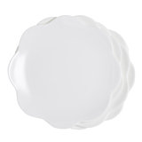 Geometrica White Bone China Appetizer Plate