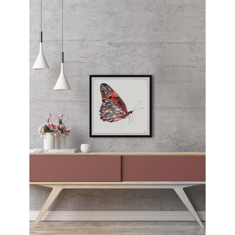 « tiger papillon », impression encadrée, H 32 po x l 32 po x P 1,5 po