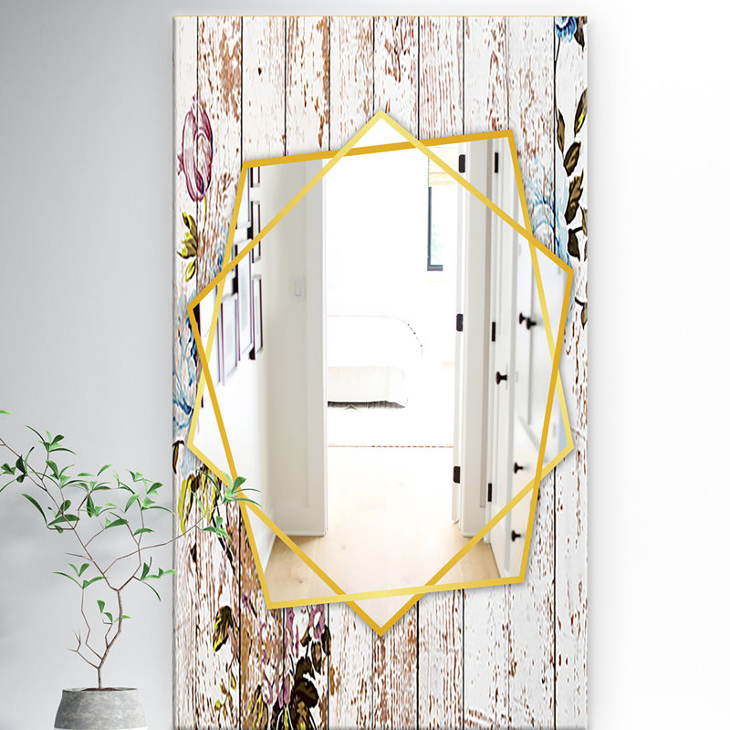 Miroir d'appoint Shabby Elegance, H 39,4 po x l 29,5 po