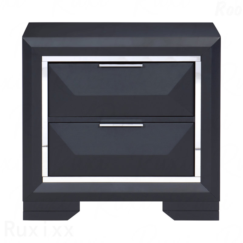 Table de chevet 2 tiroirs Midnight Blue