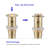 Two Handle Widespread High-Arc Bathroom Faucet With Drain Assembly, Brushed Gold