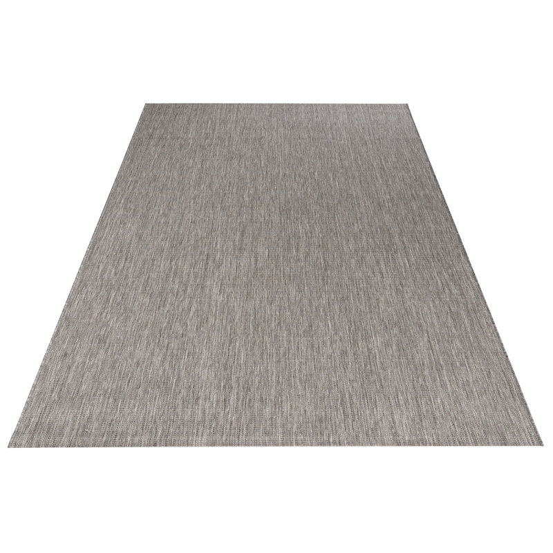 Meadow Flatweave Grey/Brown/Blue Rug, Rectangle 240 x 340cm