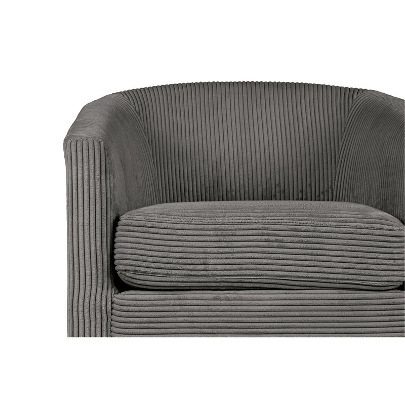 Chaise pivotante, Gris foncé