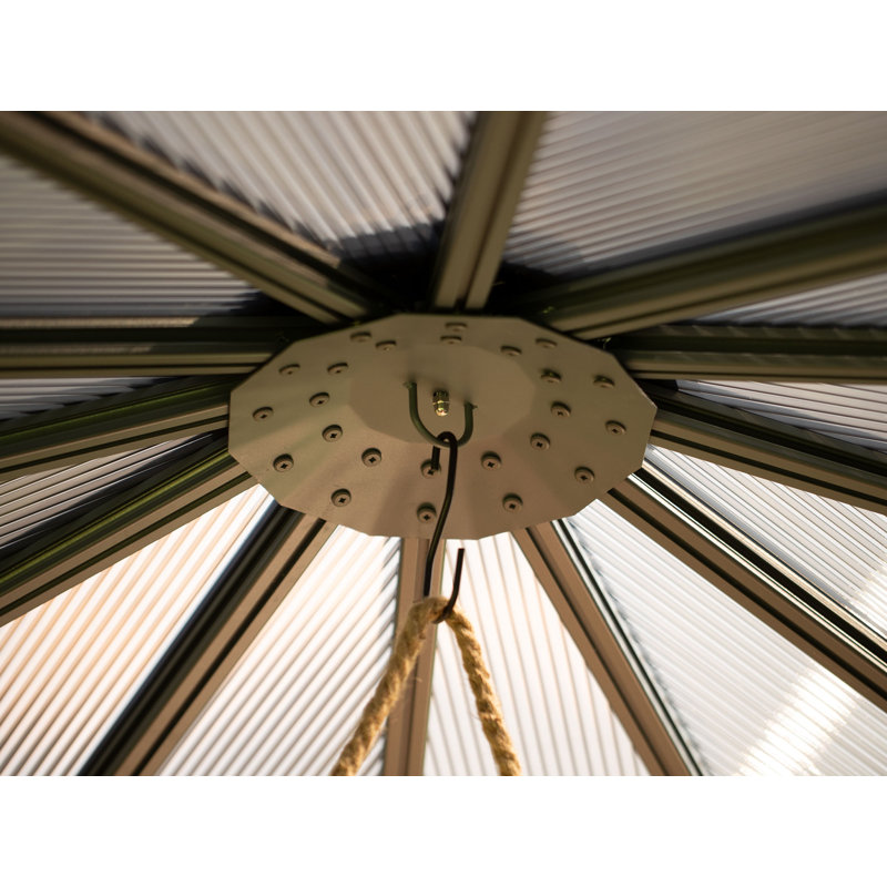 Florence Solarium, 15 Ft. W x 12 Ft. D, Gray