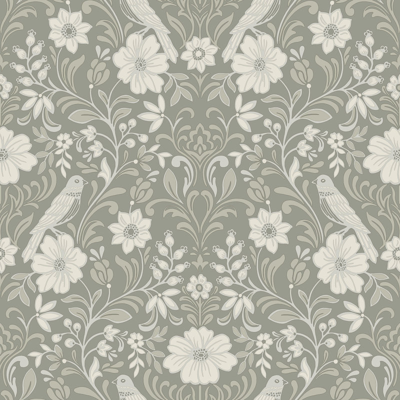 Papier peint Colette, Gris