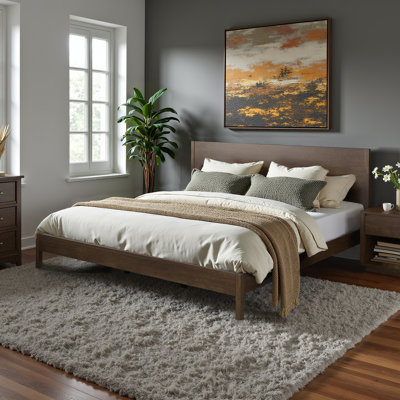 Ismail Danish-Inspired Modern Platform Bed