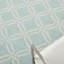 Tapis géométrique turquoise / turquoise Garnier-364891915