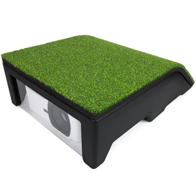 GoSports Golf Simulator Projector Cover with Turf - Floor Mounted Enclosure for LED Projectors