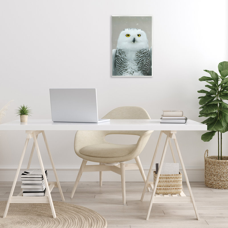 «Snowy Owl» par Carrie Ann Grippo-Pike, H 19 po x l 13 po