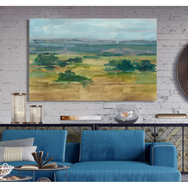 « valley view i », reproduction d’impression, H 8 po x l 12 po x P 1,5 po, Toile tendue