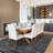 Contemporary Stripe Arch Design Area Rug-1184244911