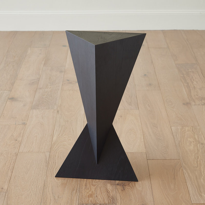 Spectrum Side Table-Blackened Oak, Black