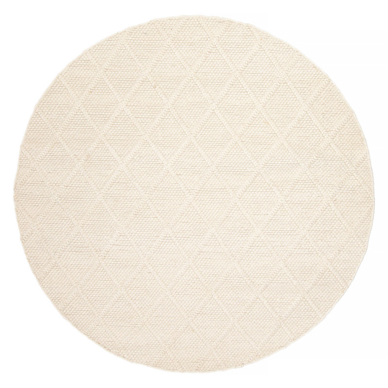 Tapis rond rond en laine 5 pi 11 po x 5 pi 11 po Derique One-of-a-Kind