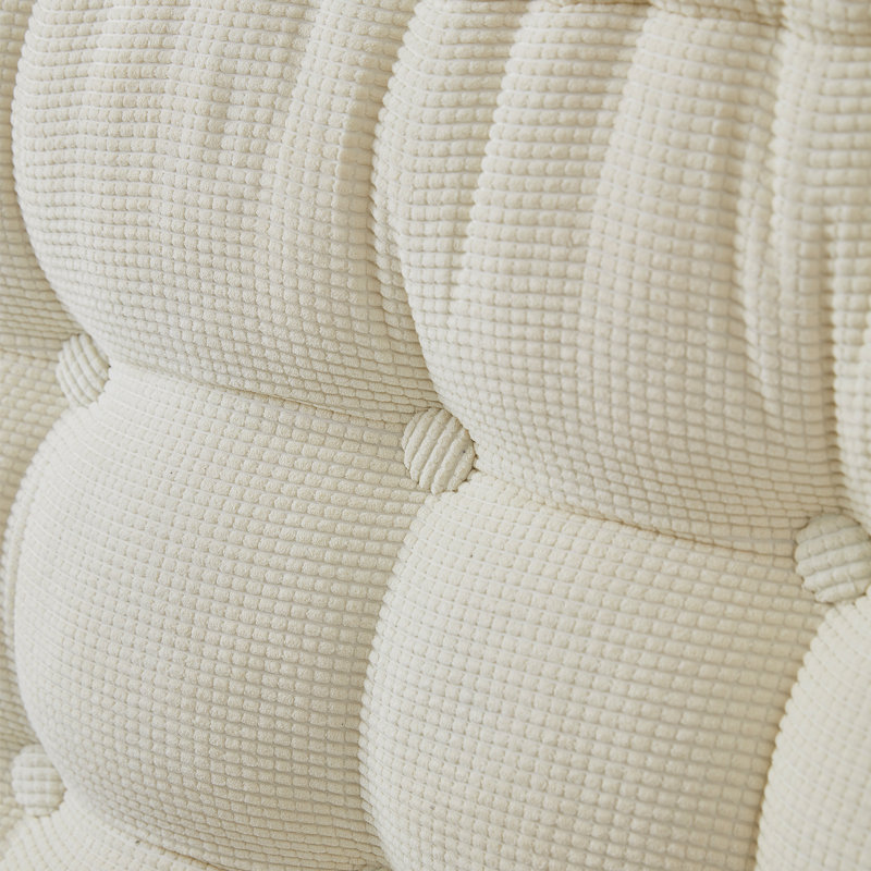 Rainha - Ultra Thick Tufted College Backrest Pillow - Natural Tan, Beige