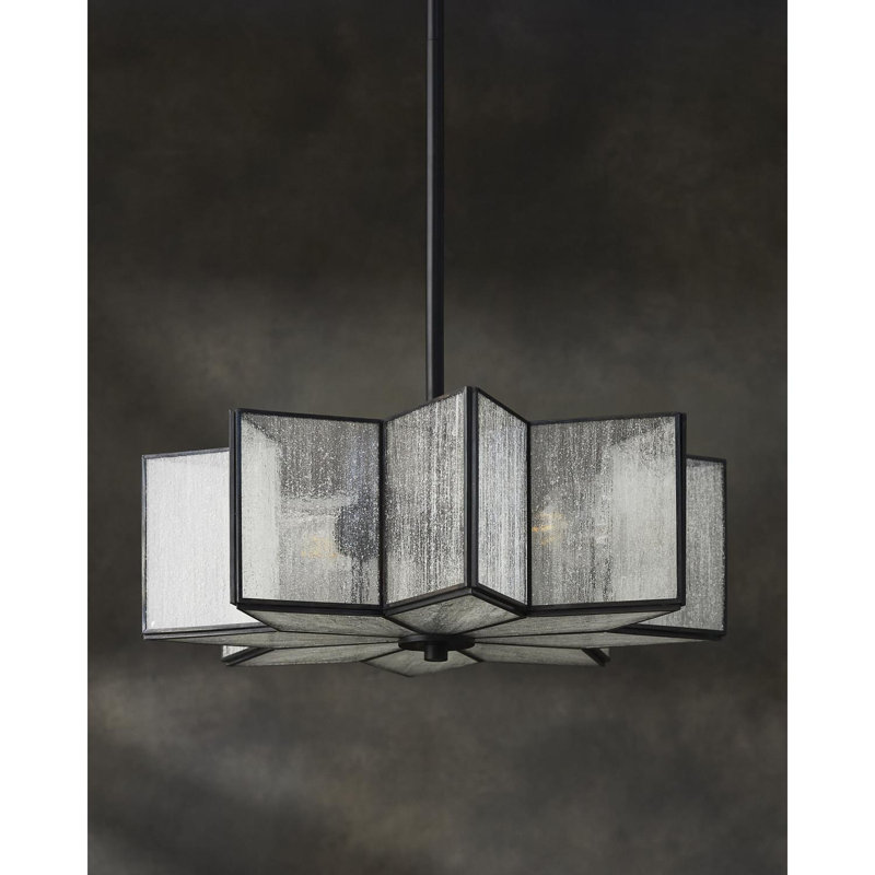 Hojan 1-Light Metal Single Pendant , Matte Black
