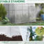 Serre d'extérieur 7 'x 4' x 7 'Lean To Greenhouse